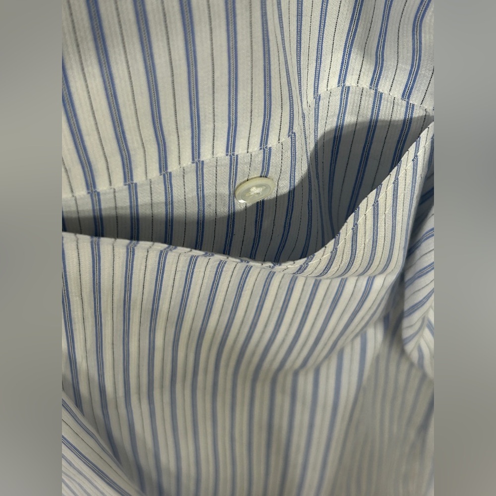 Hugo Boss - Men's Striped Button-Down Shirt - Picture 4 of 8